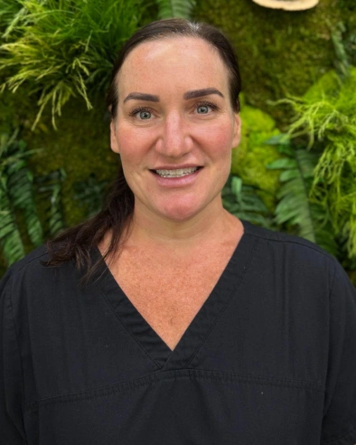 Beverly Labrosse, Registered Dental Hygienist, smiles at Kanata dental practice.