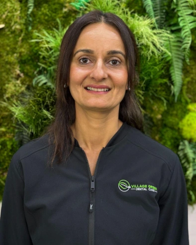 Harnoop Sandhu, Registered Dental Hygienist at Village Green Dental in Kanata, Ontario.