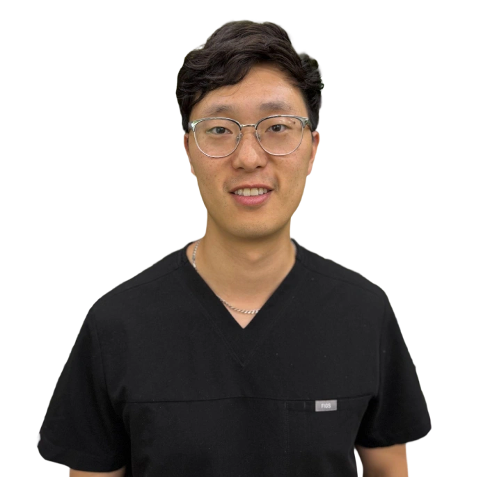 Dr. Allen Feng, dentist at Kanata dental practice, smiling in professional portrait.